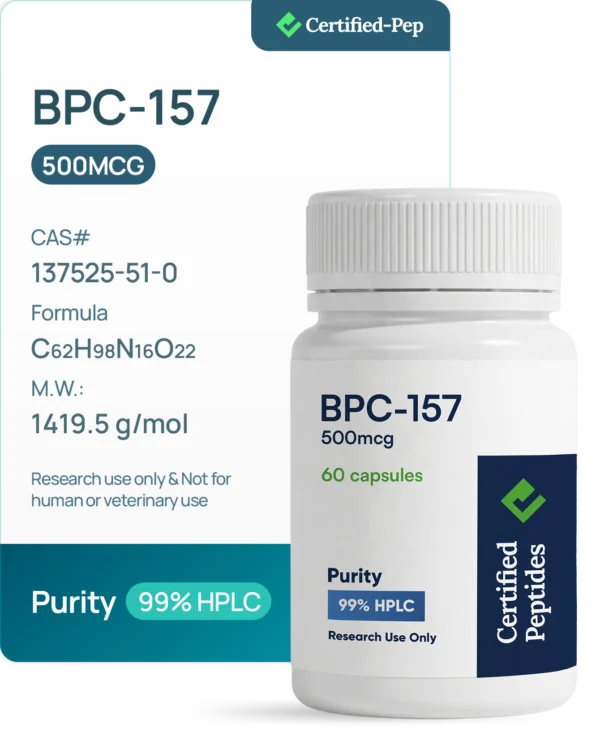 BPC-157 500 mcg 60 CAPSULES